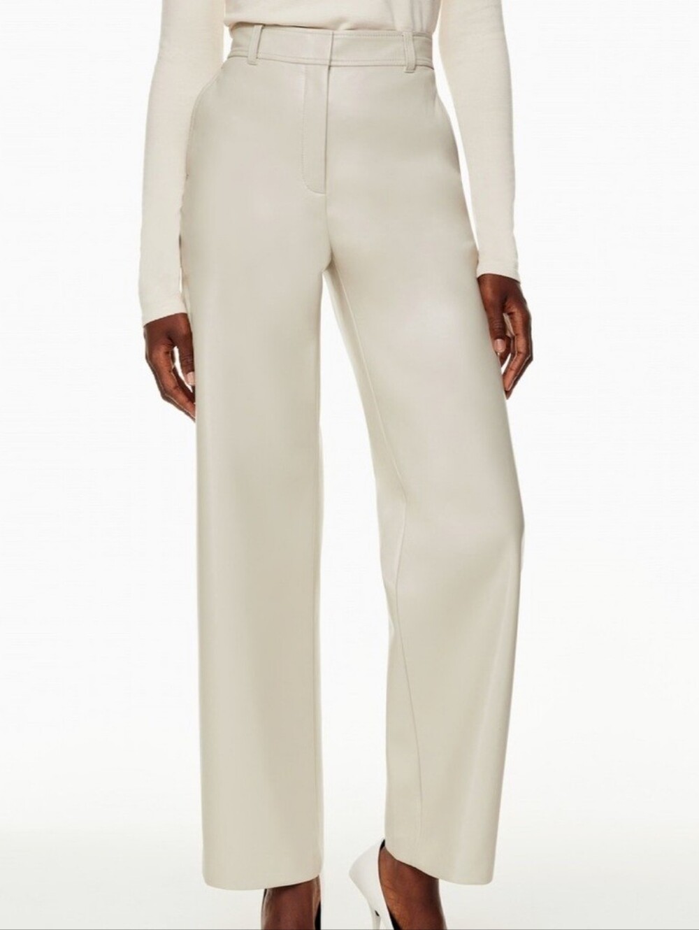 Aritzia × BABATON Agency Matte Pearl Leather Vegan Pants